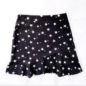 Nasty Gal Star Print Mini Skirt *NWT*